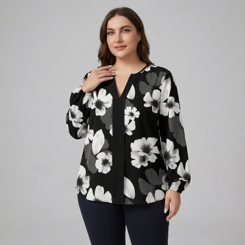 Elegant Printed Top