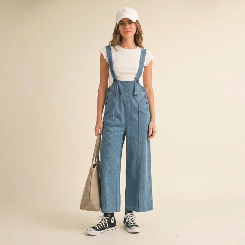 Stylish Denim Overalls