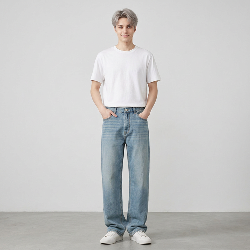 Drapey Tencel Jeans