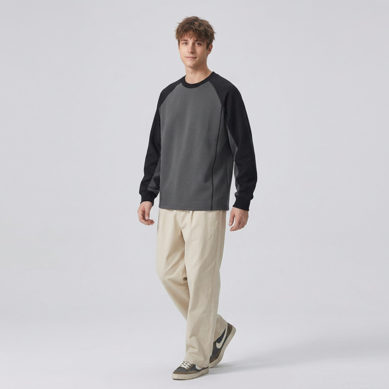 Simple Crew Neck Sweatshirt