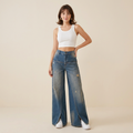 Retro Wide-leg Jeans