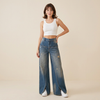 Retro Wide-leg Jeans
