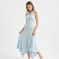 Elegant Sleeveless Polo Dress