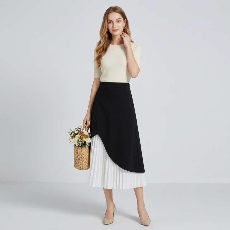 Stylish And Sophisticated Midi Skirt