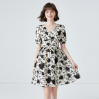 Floral Print Short Dress