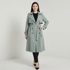 Korean Style Plus Size Trench Coat