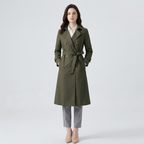Stylish Waist-cinching Coat