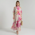 Floral Off-shoulder Dress