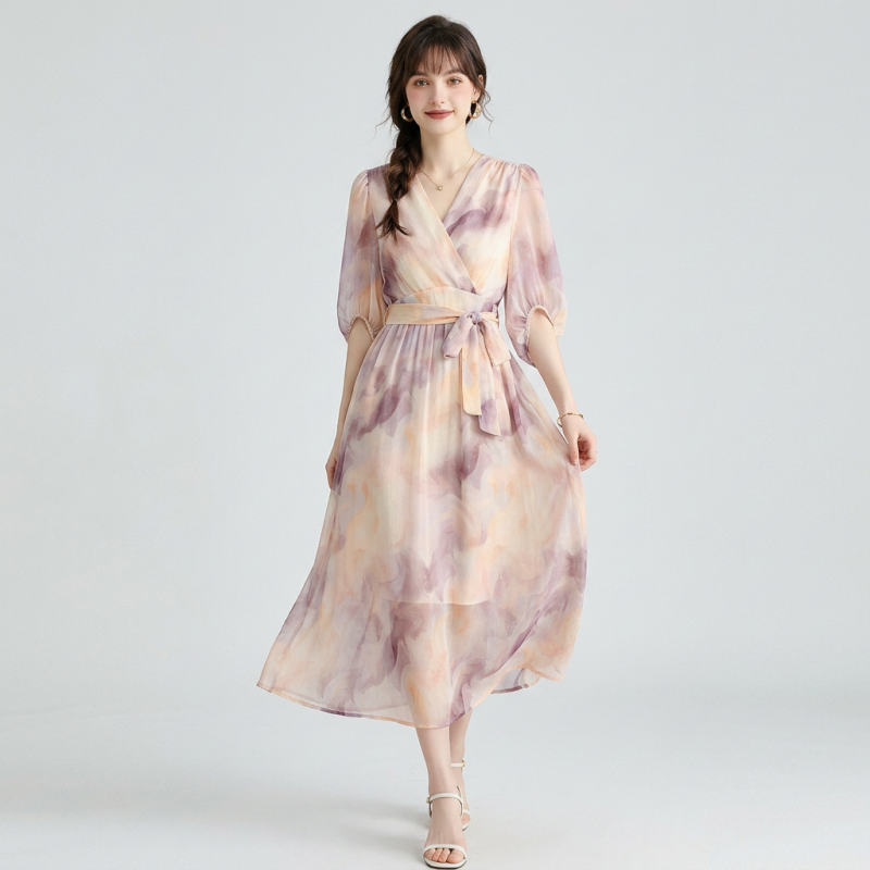 Elegant Belted Dress