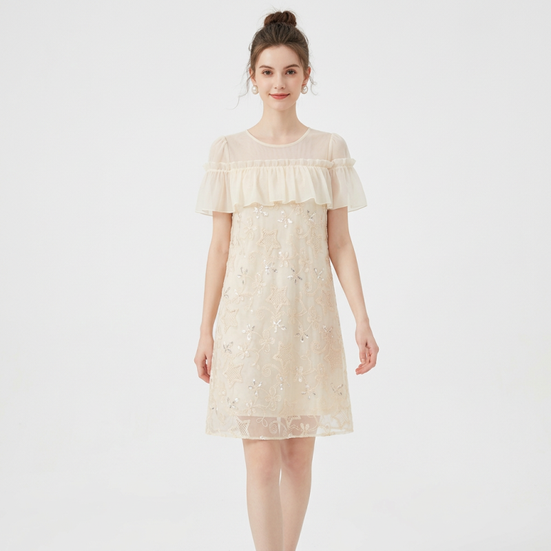 Casual Round Neck Dress