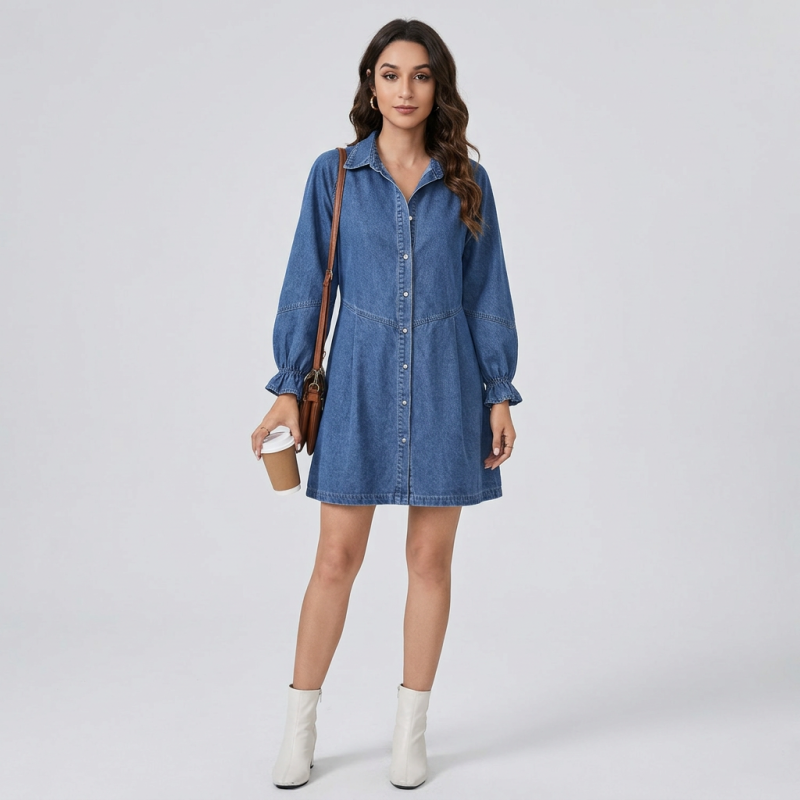Denim Shirt Dress