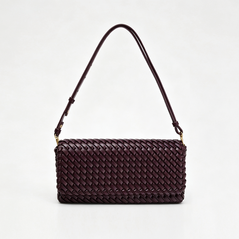 French Woven Underarm Bag