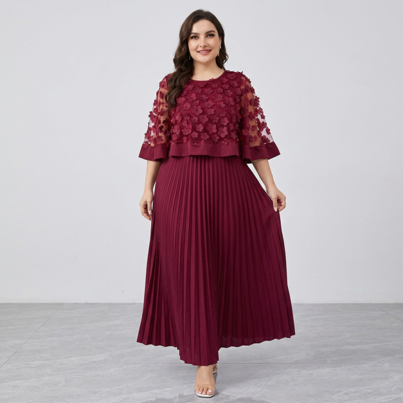 Cape-panel Dress