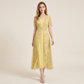 Fashionable Floral Maxi Dress