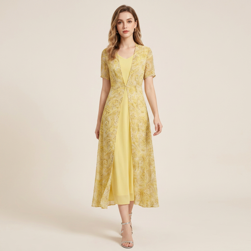 Fashionable Floral Maxi Dress
