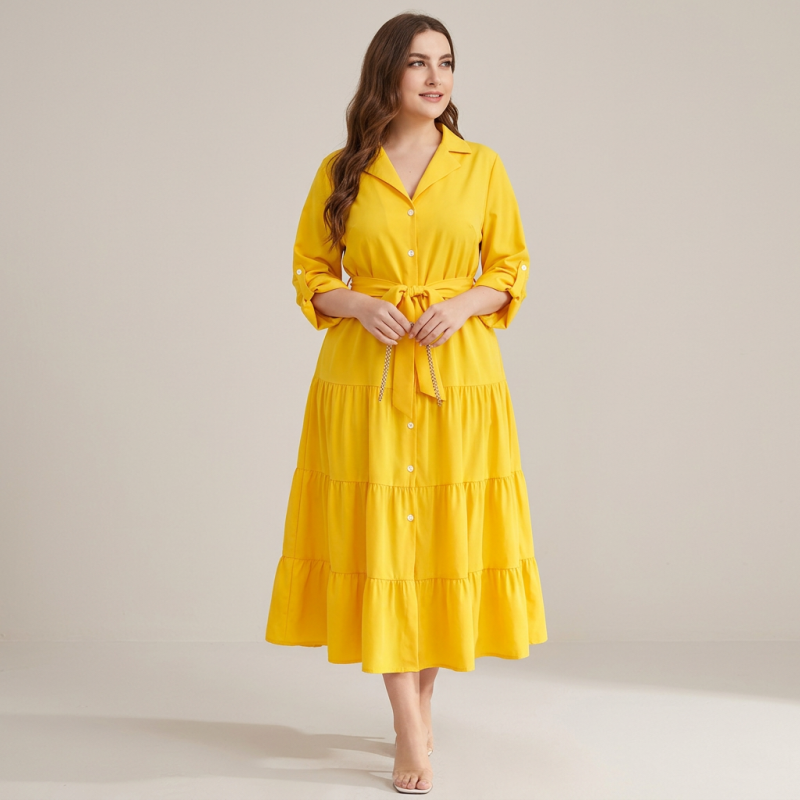 Belted Waist Dress