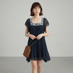 Square Neck Dress