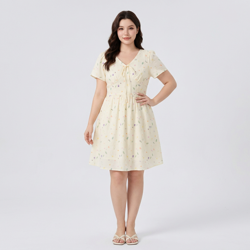 Elegant Floral Dress