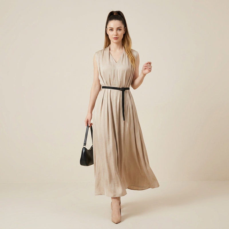 Mature Sleeveless Dress