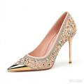 Fashionable Rhinestone High Heels
