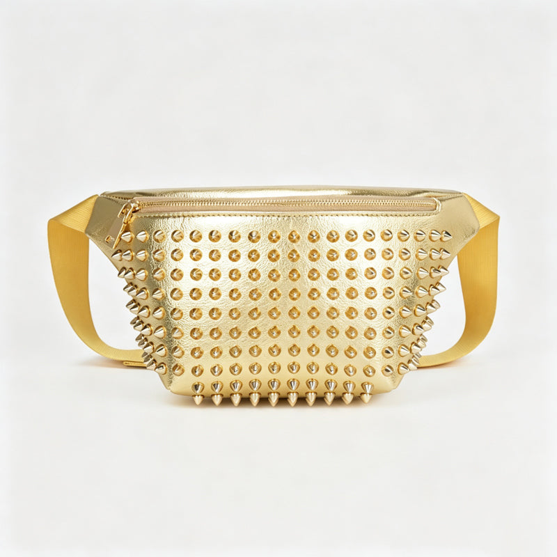 Trendy Studded Chest Bag