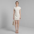 French-style Off-the-shoulder Dress