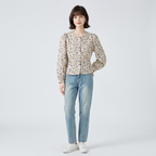 Floral Print Shirt With A Design Sense