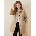 Korean Style Elegant Trench Coat