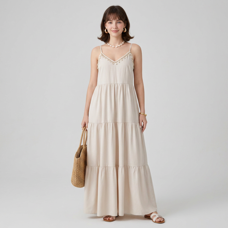 V-neck Slip Dress