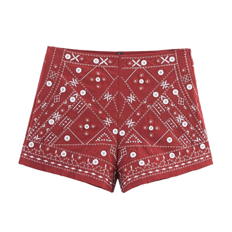 Embroidered Casual Suit