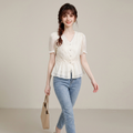 V-neck Lace Top