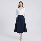 High-waisted Flared Skirt