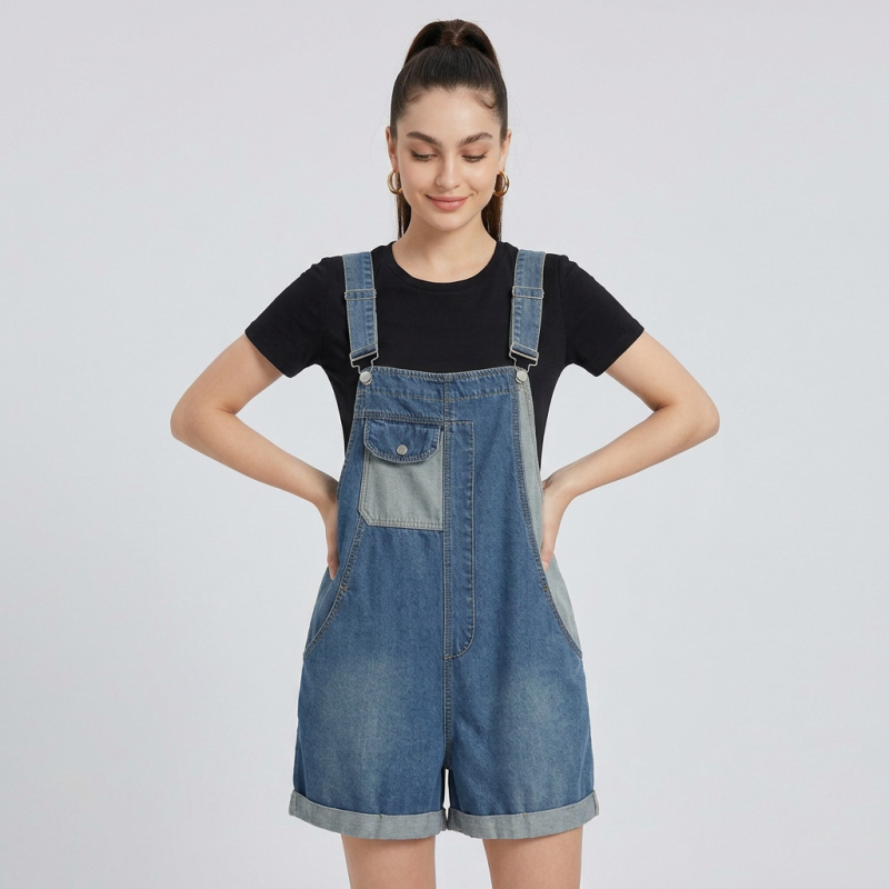 Denim Overalls