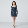 Retro-style Fitted Waist Dress