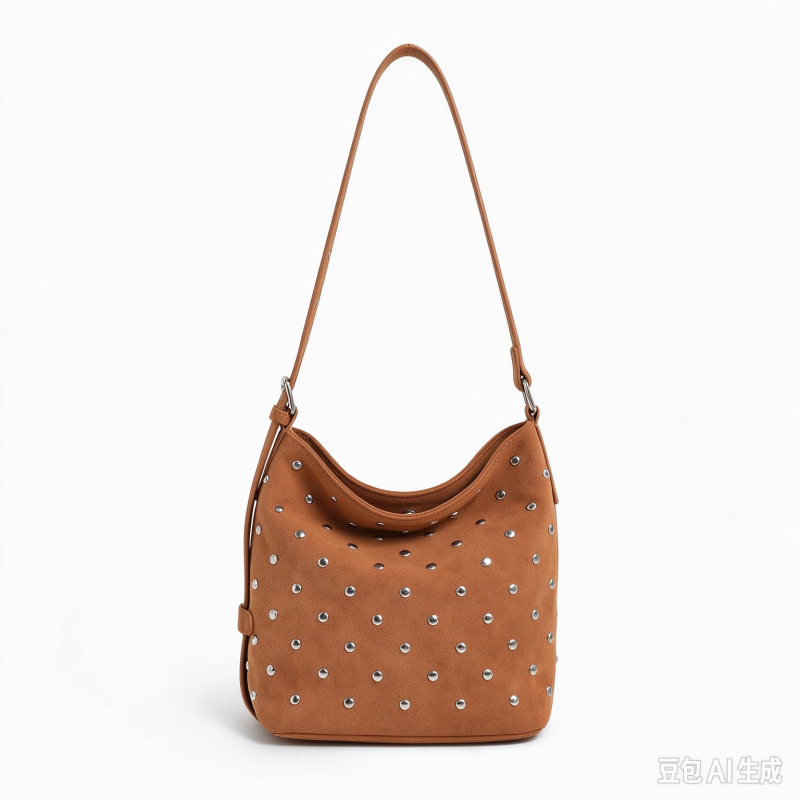 Trendy Starry Sky Studded Bucket Bag