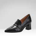 Retro Chunky Heel Loafers