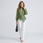 Elegant Fitted Waist Shirt