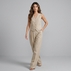 Vest And Casual Pants Two-piece Set