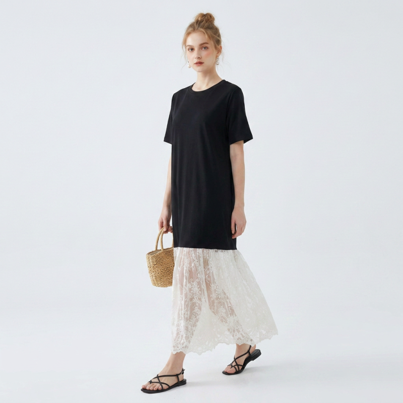 Lace Patchwork Dress