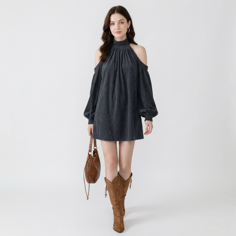 Loose Halter Neck Dress