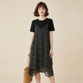 Faux Two-piece Fashion Dress