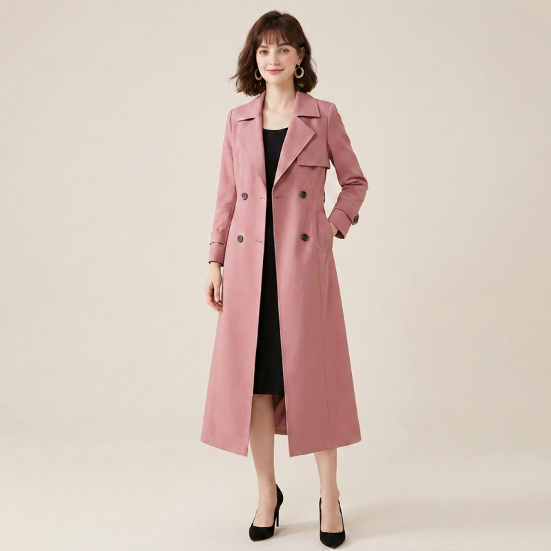 Elegant Long Trench Coat