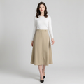 High-waisted Flared Skirt