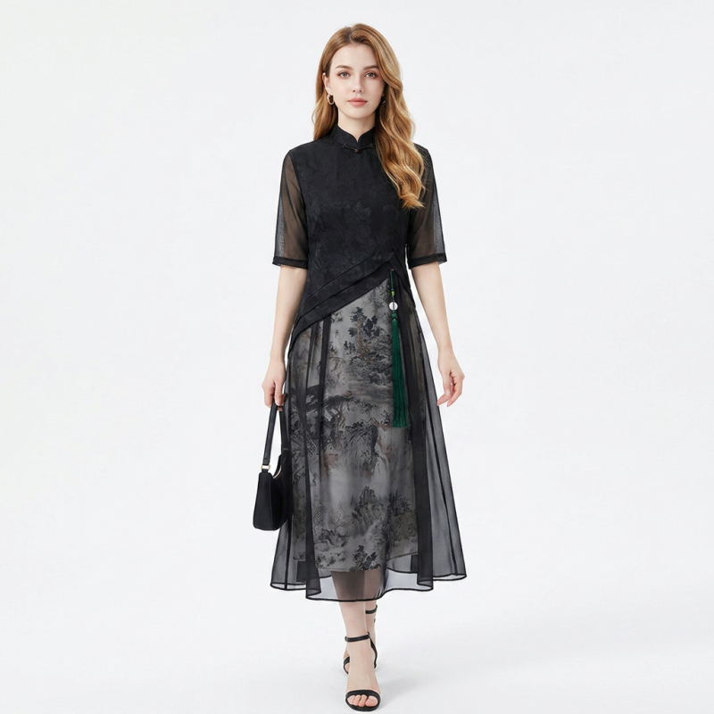 Retro Cheongsam Dress