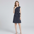 Striped Tie-up Dress