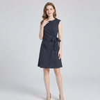 Striped Tie-up Dress
