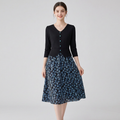Faux Two-piece Dress
