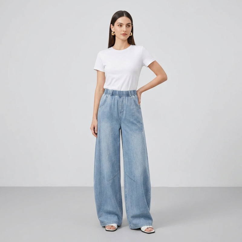 Loose-fitting Wide-leg Jeans
