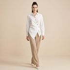 Irregular Slimming Shirt