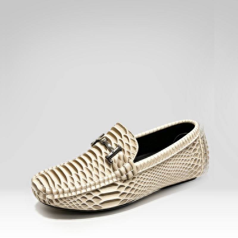 Crocodile-print Men's Loafers